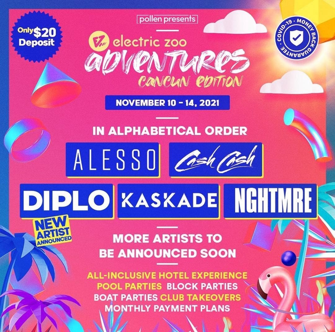 Electric Zoo Cancun 2021 moves to November