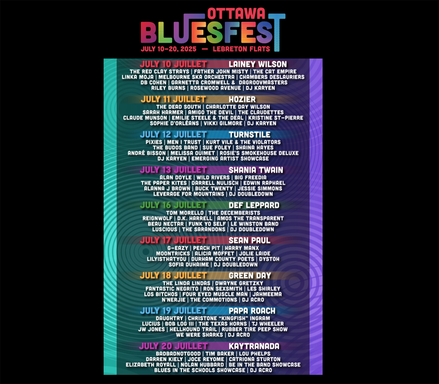 Dance Beats at Lebreton: Bluesfest 2025 Embraces the Groove 2 ottawa bluesfest lineup 2025